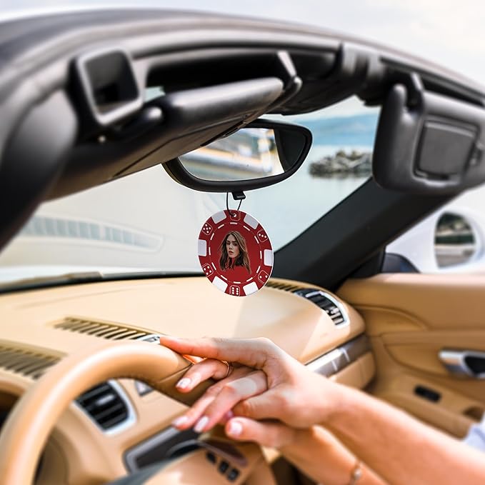 Custom Air Fresheners with Picture, Personalized Air Freshener for Car, Custom Car Freshener, Dangle It Air Freshener for Car, Air Freshener Custom with Picture