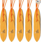 THEDOTS 15 Pack Air Freshener Car Hanging, Sicilian Orange Scent, Natural Citrus Surfboard Card, Fresh Deodorizer Hanging Scent for Vehicle