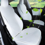 Car Seat Cushion Covers Full Set Front Rear for Tesla Model 3 Highland 2017-2026 Four Seasons Universal Ice Silk Protector Pad Mat (Without Logo)
