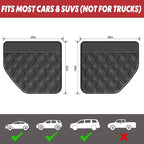 Dog Car Door Protector – 20% Larger Design for Sedans, Family Cars and Small SUVS, 2 Packs Thickened PU Material Waterproof Door Panel Covers, Protects Doors from Dog Scratching