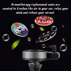 Augeny 30 PCS Car Vent Clip Aromatherapy Fragrance Diffuser, Retro Style Air Diffuser Freshener, Auto Record Player Design Turntable Perfume Vent Outlet Decoration, Car Accessories