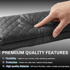 SXCY for 2025 2026 Toyota Prius Armrest Cover Pad for 2023-2026 Toyota Prius Accessories 2023 2024 2025 2026 Prius Center Console Cover w/Soft Cotton Cushion (Added-Pad w/Side Pockets)