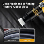 Rubber Seal Protectant - 80ml Weatherproof Noise-Reducing Lubricant | Flexible Car Trim Restorer with Protective Formula, Easy Application or Automobile RV Trunk and Roof Seams