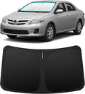 INSAUTO Custom Fit Windshield Sun Shade Accessories for Toyota Corolla 2009-2013, Foldable Front Window Sunshade, UV & Heat Reflector, Keeps Interior Cool, Includes Storage Bag