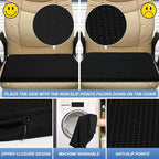 Gel Seat Cushion for Long Sitting - 20" x 20" x 1.8" (Extra Thick＆Soft) Gel Cushion for People Over 140 lbs, Pressure Relief Cushion for Office Chair, Egg Cushions for Wheelchair, Gel Pad for Car