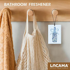 Lacama Blue Beach Preppy Car Air Freshener 3Pcs, Coastal Malibu Palm Tree Coral Champagne Bottle Cars Scents Air Freshener for Women Girls Gifts, Preppy Car Accessories Interior Mirror Decor Hanging