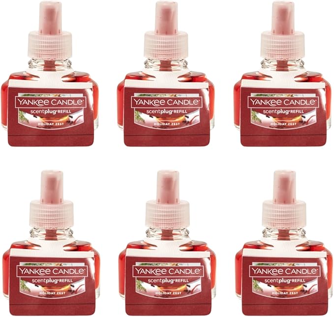 Yankee Candle ScentPlug Refill, Holiday Zest, 1 CT (Pack of 6)