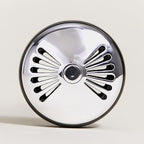 MAISON BERGER - Adjustable Refillable Car Air Freshener Vent Clip Diffuser Set - 1.75" Diameter x 1.25" Depth - Made in France (On/Off Flash - Gun Metal)