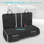 Dog Car Seat Cover Compatible with Volvo XC40 XC60 S60 S90 Back Seat Accessories, Waterproof Pet Bench Backseat Covers with Non-Slip Backing - 2026 New
