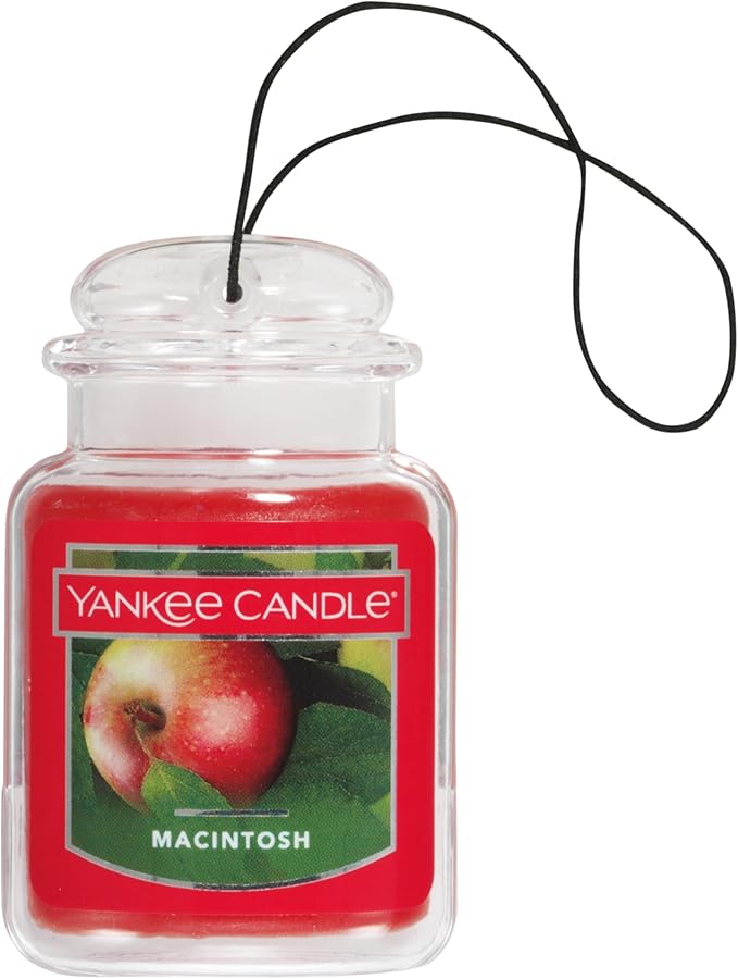 Yankee Candle Car Jar Ultimate, Macintosh, 0.96 OZ (Pack of 6)