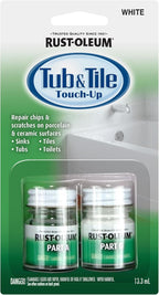 Rust-Oleum 244166 Tub And Tile 2-Part Touch Up Paint, White