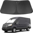 Windshield Sun Shade Custom Fit Ford Transit 2015-2024 2025 2026 Accessories Foldable Sunshade Front Window Shade Protector Keep Your Car Cool