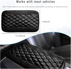 Car Center Console Cushion Pad, Universal Leather Waterproof Armrest Seat Box Cover, Comfortable Auto Armrest Cover Protector, Car Interior Decor Accessories for Most Vehicles (Black)
