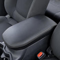 JDMCAR Center Console Armrest Cover for 2025 Toyota RAV4 Accessories 2024 2023 2022 2021 2020 2019 Leather Middle Console Lid Cover Pad Protector Elbow Arm Rest Covering Car-(Black)