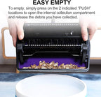Yocada Carpet Sweeper Cleaner for Home Office Low&Undercoat Carpets Rugs Pet Hair Dust Scraps Paper Small Rubbish Cleaning with a Brush