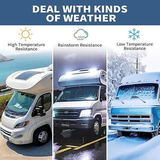 RV Roof Coating White, Wadities Waterproof Solar Reflective Sealant, Flexible RV Roof Sealant for Campers, Trailers, Motorhomes, Metal Buildings and Leak Repairs - 4 Gallon