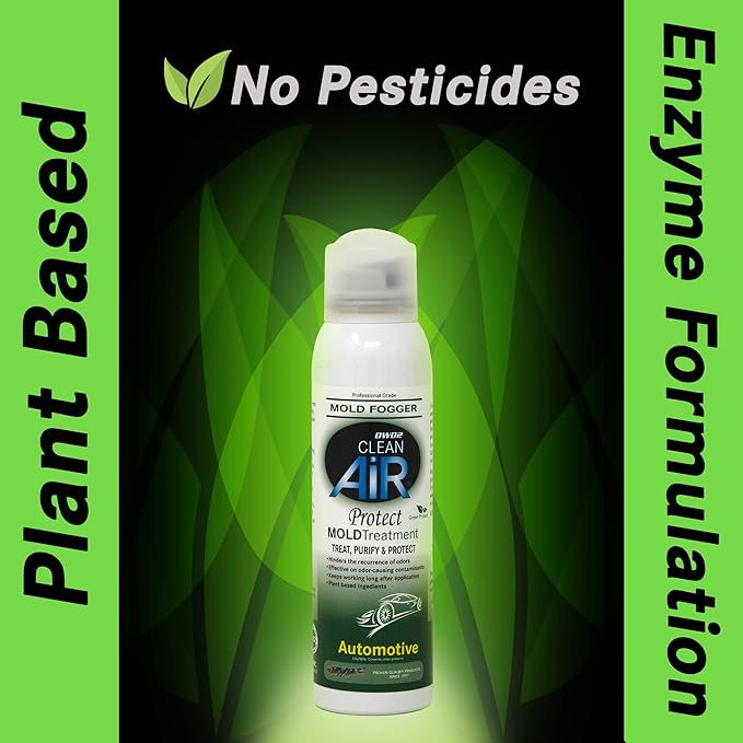 Protect™ Automotive Mold-Odor Treatment - Revitalize Your Car's Interior The Green Automotive Mold-Odor Treatment Solution. Say Goodbye to Unpleasant Odors (Spray & Fogger)