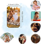 Custom Crystals Car Air Vent Clip with Photo Personalized Picture Car Air Freshener Clips Interior Car Accessories Decoration for Men Women