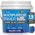 1 Gallon Liquid Rubber Multi-Purpose Primer, EPDM & TPO Primer with Gloves, Water-Based Elastomeric Roof Coating for Outdoor, High-Adhesion Bonding RV Roof Coating for Concrete, Deck, Wood, Metal