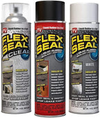 Flex Seal, 14 oz, Brite, Stop Leaks Instantly, Waterproof Rubber Spray On Sealant Coating, Perfect for Gutters, Wood, RV, Campers, Roof Repair, Skylights, Windows, and More