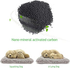 Ergocar Car Air Purifying Bags Cute Animals Odor Eliminator Bamboo Charcoal for Car Decoration & Eliminating Odors (Samoyed-B)
