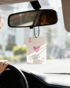Coquette Pink Bow Car Air Fresheners, 5-Pack Assorted Floral Scents Cherry Cute Girly Car Accessories Hanging Decor for Rearview Mirror Long-Lasting for Women Teen Girls