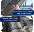 GENANY Galaxy Windshield Sun Shade for Car SUV Truck (55x30 inches), Sun Shade Windshield, Protector Blocks UV, Auto Gifts, Car Decor