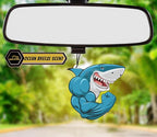 Car Air Fresheners, Shark, 3 Pack, Ocean Breeze Scent, Gym Motivational Gift for boyfriend, girlfriend, friends, family