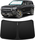 INSAUTO Custom Fit Windshield Sun Shade Accessories for Rivian R1S 2022-2026, Foldable Front Window Sunshade, UV & Heat Reflector, Keeps Interior Cool, Includes Storage Bag