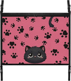 Generic Cat Paw Car Ceiling Cargo Net 31.69"x24.02" Car Roof Storage Organizer,Adjustable Strengthen Load-Bearing Straps,Road Trip Accessories for Car,SUV,MPV Camping Essentials