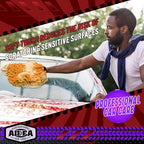 AIDEA Car Wash Mitt Microfiber, 2PK Scratch Free Lint-Free, Premium Chenille Microfiber Mitt Car Wash Brush, Orange, Regular Size 7.12''X10.14''