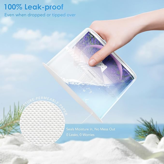 Moisture Absorbers 6 Packs, 10.8 Oz Lavender Vanilla Efficient Humidity Absorber ＆ Odor Eliminator Boxes, Refillable Car Dehumidifier for Closet, Bathroom, Basement＆ RV