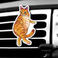 WIRESTER Fresh Scented Car Air Freshener Vent Clip, Decorative Accessories, Interior Decoration for Cars - Cute Animal Butt, Cute Dog Cat, Dog Butt Looking Back, Dog Lying
