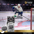 Hockey Car Air Freshener by HookUp - 50 Pack - Black Gold Scent (Extra Strong) | Unique Hockey Gift for Players, Coach, Fans | Hanging Car Accessory with Long Lasting Fresheners Smell