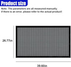 Magnetic Car Sunroof Sun Shade Breathable Mesh, UV Protection Auto Moonroof Screen Cover, Universal Quick Install Vehicle Window Mesh Bug Net Accessory for Camping, Parking (39.6 × 26.77 in)