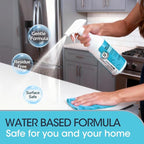 Ceramic Coating Spray for Stainless Steel & Glass - Fingerprint & Water-Spot Repellent, Long-Lasting Surface Protection for Kitchen & Bath (500ml)