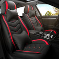 Car Seat Covers for Mercedes-Benz S-Class 2005-2026, Premium Nappa Leather Car Seat Cover, Stylish Sport Seat Covers， Automobile Seat Cover Sets.(Luxury 2 Seats/Black Red)