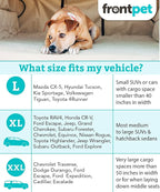 FrontPet SUV Cargo Liner for Dogs - Water-Resistant Pet Trunk Cargo Cover Mat for SUVs and Sedans with Bumper Flap Protector, Trunk Cover, Non-Slip Liner, (35" X 40") Upgraded 2025