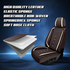 Car Seat Covers for Mercedes-Benz S-Class 2005-2025, Premium Nappa Leather Car Seat Cover, Stylish Sport Seat Covers， Automobile Seat Cover Sets.(Luxury 5 Seats/Coffee Color)