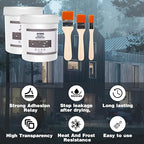 21 OZ (600g) Jaysuing Invisible Waterproof Agent, Waterproof Sealant, Transparent Rainproof Coating, Water-Resistant Anti-Leakage Agent, Transparent Repairing Leak Water-Resistant Adhesive
