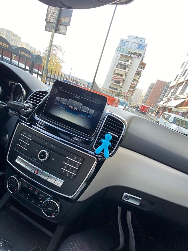Cesare Car Air Freshener Long Lasting 45 Days Air Vent Clip Uses Alcohol-Free Fragrance Oil Non-Toxic EVA Material (Portofino)