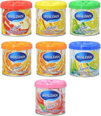 My Shaldan 7 packs Assorted Scent Car Air Freshener (Apple, Lemon, Lime, Peach, Mixed Berry, Orange, Squash Scents)