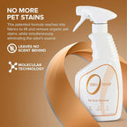 Zero Odor - Pet Stain Remover & Odor Eliminator - Permanently Remove Stain & Odor with Patented Technology Best for Carpet, Furniture, Floors, Pet Bed– Look and Smell Great, 16oz (Over 400 Sprays)