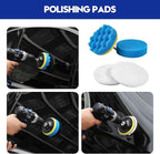 37Pcs Car Detailing Kit, Car Detailing Brush Set, Car Wash Cleaning Kit, Car Detailing Brushes, Professional Car Care Kit for Interior Exterior Wheels, Blue