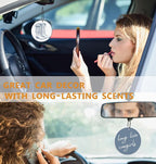 Blue Cowgirls Car Air Freshener Blue Cute Cowgirls Boots Car Accessories Interior Hanging 2Pcs, Long Live Girly Rear View Mirror Decor Preppy Retro Car Accessories for Women Girls(Black I)