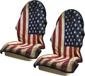 Car Seat Covers 2pcs Waterproof Towel Car Seat Cover Universal Fit for Most Trucks SUV Fitness Athletes Pets Gym and Water Sport，American Flag Design