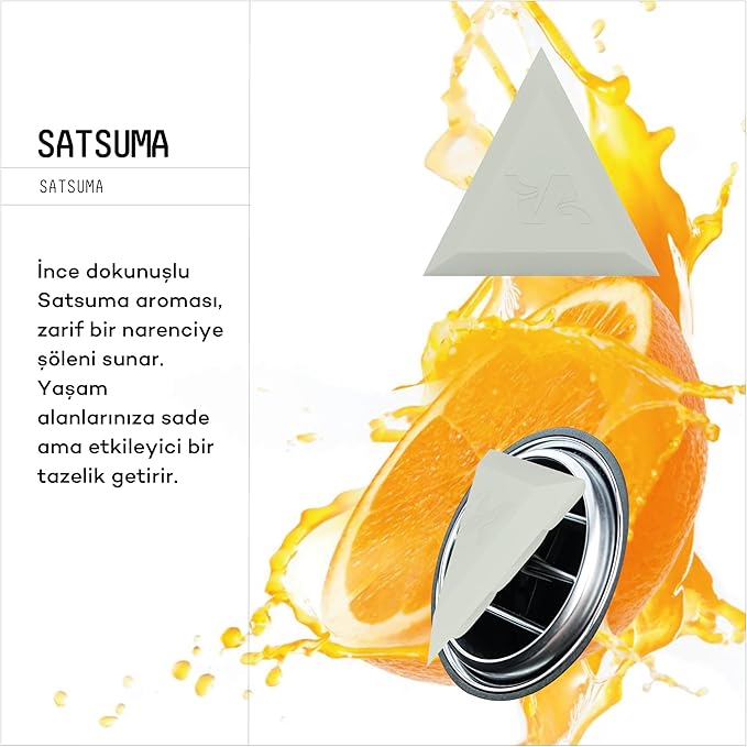 SPIN Multi-Scent Car Air Freshener – Mango & Melon, Satsuma, Velvet Lavender, Essential Oil Vent Clip (3 Pack)
