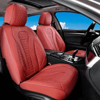Coverado Red Seat Covers, Car Seat Covers Front Seats, Driver Car Seat Cover, Waterproof Car Seat Covers, Car Seat Cushion, Front Auto Seat Covers, Car Seat Protector Universal Fit Most Cars
