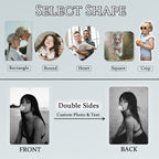 Custom Air Freshener for Car, Personalized Car Air Fresheners with Pictures, Your Photo On Customized Air Freshener Both Sides, Cars Decorations for Women Men(4 Count (Pack of 1))