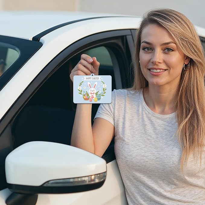 10-1000 Pcs Custom Air Fresheners with Picture - Personalized Photo Logo Text Double Sided Air Freshener Customized Bulk Gifts for Car Business Branding Events (Landscape Rectangle, Various)